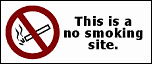 This is a no smoking site.
